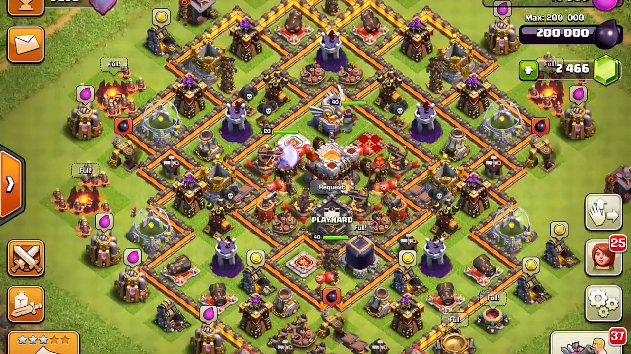 Clash of Clans - 55 MINERS MAX LEVEL! New Update Troop Attack (CoC Update 55 Miners Battle!)