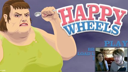 MY GIRLFRIEND PLAYS  Happy Wheels - Part 19
