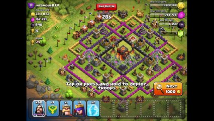 Clash of Clans - 60 Level 6 Wizards Attack (Fail!)