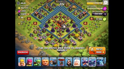 Clash of Clans - 300 Annoying PEKKAs!