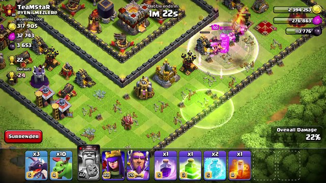 Clash Of Clans - BABY DRAGON Vs. DRAGON BATTLE!(Dragon wars In clash of clans!)