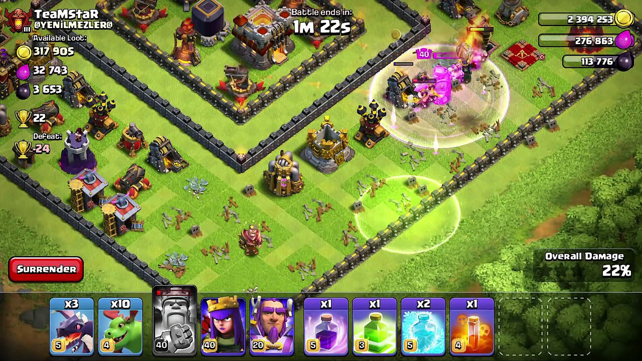 Clash Of Clans - BABY DRAGON Vs. DRAGON BATTLE!(Dragon wars In clash of clans!)