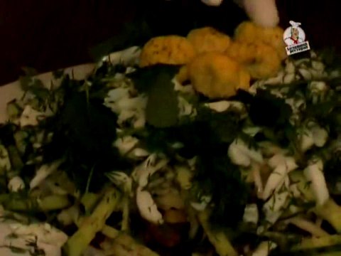 Мясной салат Кукушкино гнездо