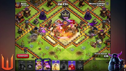 ALL MINER ATTACK and Clone Spells   Can We 3 Star   Clash of Clans