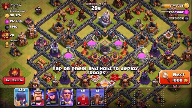 Clash Of Clans ALL WITCHES & SKELETON SPELLS!! MASS GAMEPLAY! New Update May 2016!