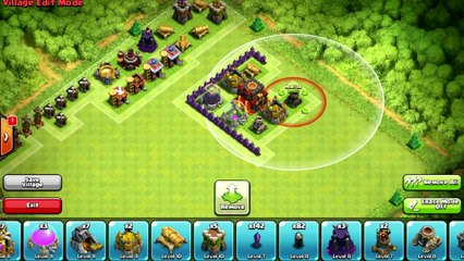 Clash Of Clans   Awesome Town Hall 7 Troll Base Design - 3D Box - Jump Base ! - Troll Base