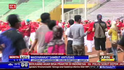 GBK Dibuka untuk Umum Hingga Siang