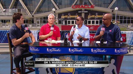 GameTime Bob Meyers on Game 1 Win  Cavaliers vs Warriors - Game 2 Preview  2016 NBA Finals