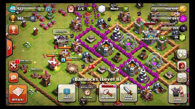 Clash Of Clans FIRST EVER DARK ELIXIR RAID! Clash Of Clans Let s Play #36