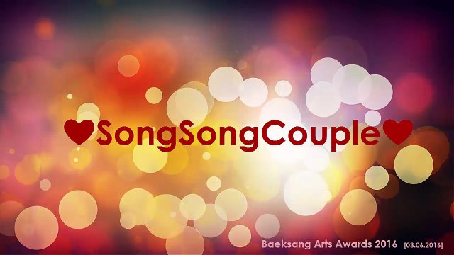 Real Love/Fans Imagination? SongsongCouple Song Soong ki, Song Hey Kyo - Baeksang Aarts Award 2016 [03062016]