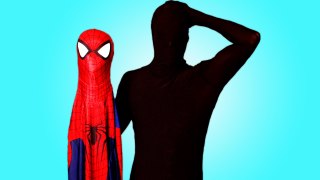 Spiderman Loses His Costume! w_ Frozen Elsa, Anna, Maleficent, Pink Spidergirl, Joker. Superhero Fun (1080p_30fps_H264-128kbit_AAC)