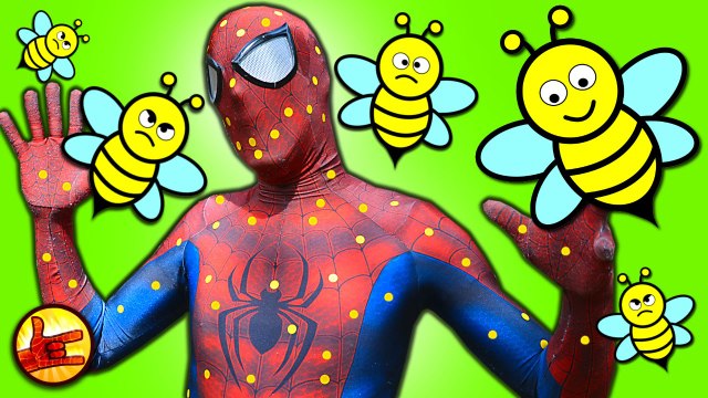Spiderman vs BEES! w_ Joker and Hulk Bees - Spiderman in Real Life Superhero Movie - SHMIRL _) (1080p_50fps_H264-128kbit_AAC)