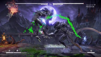 Mortal Kombat XL alien vs predator