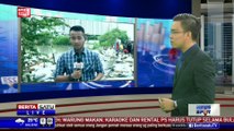 Kebanjiran, Warga Pasar Ikan Buat Pagar Bambu