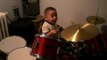 1 year old Playing Drums( Amazing)