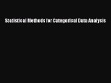 Download Statistical Methods for Categorical Data Analysis PDF Free