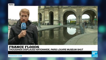 Donald Trump France Floods; River Seine Keeps Rising In Paris, Louvre Museum 2016