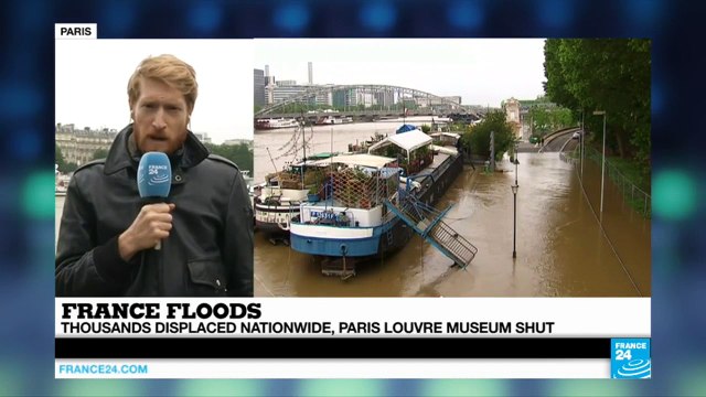 Donald Trump France Floods; River Seine Keeps Rising In Paris, Louvre Museum 2016