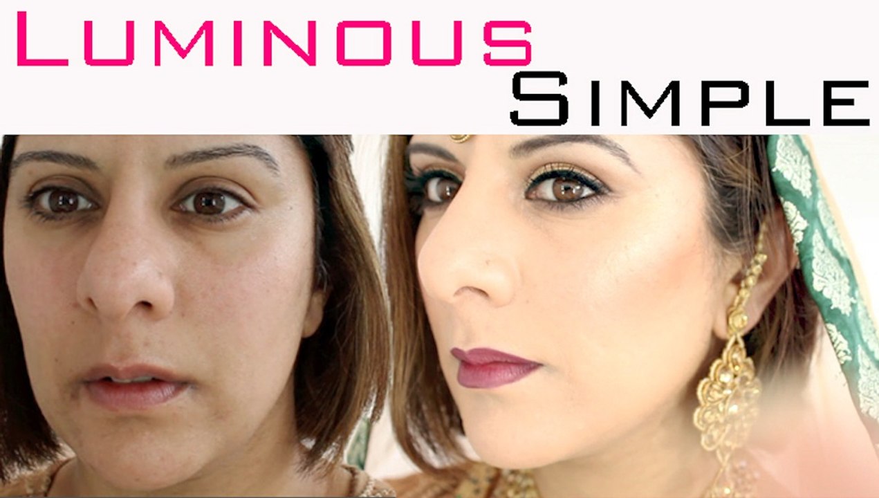 Simple Luminous Golden MakeUp Tutorial Feat- Radiance Veil Illamasqua Cosmetics