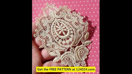 crochet lace tablecloth pattern
