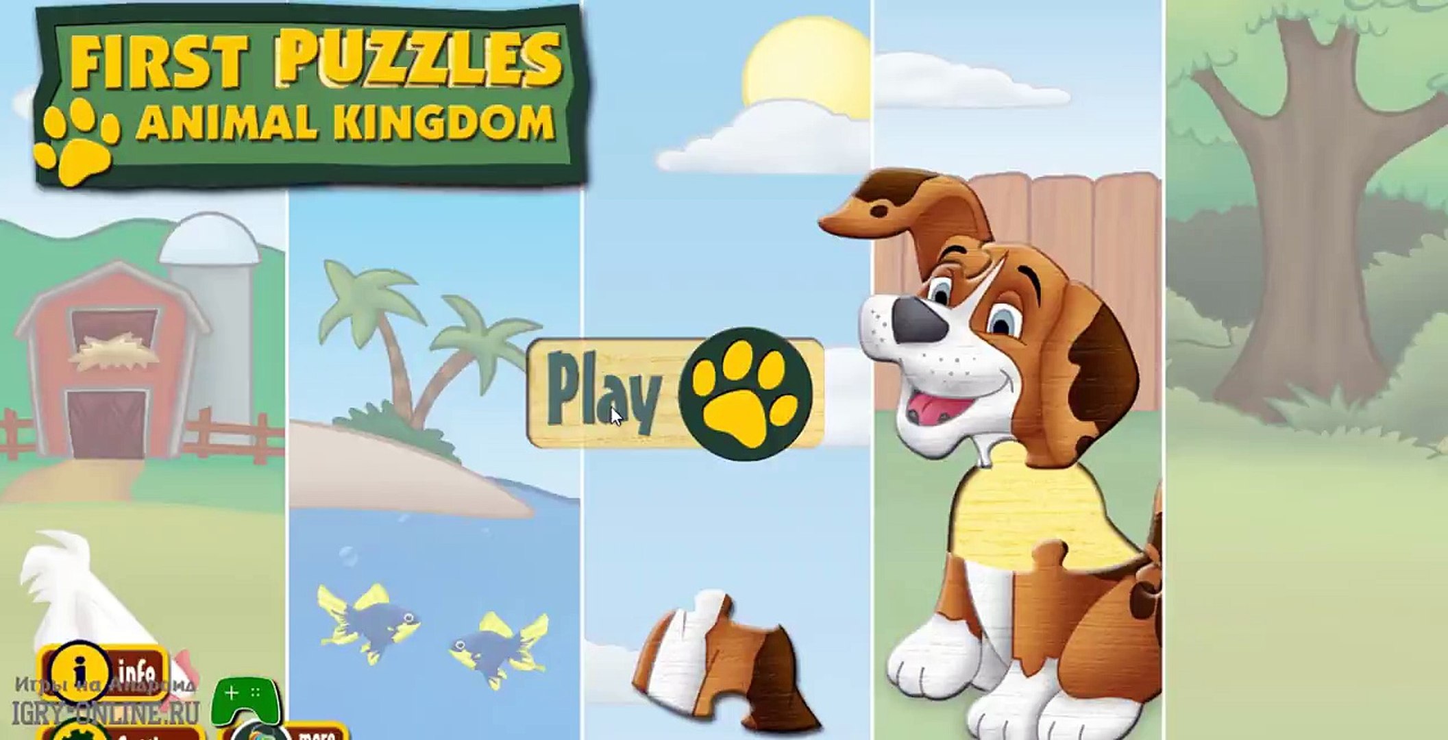 ⁣Игра Животные Головоломка   First puzzles׃ Animal Kingdom на андроид