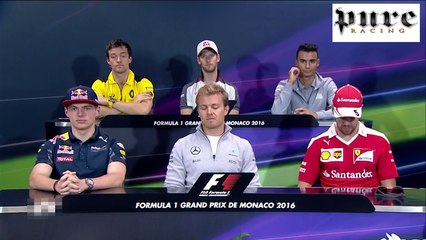 F1 (2016) Monaco GP - Driver Press Conference