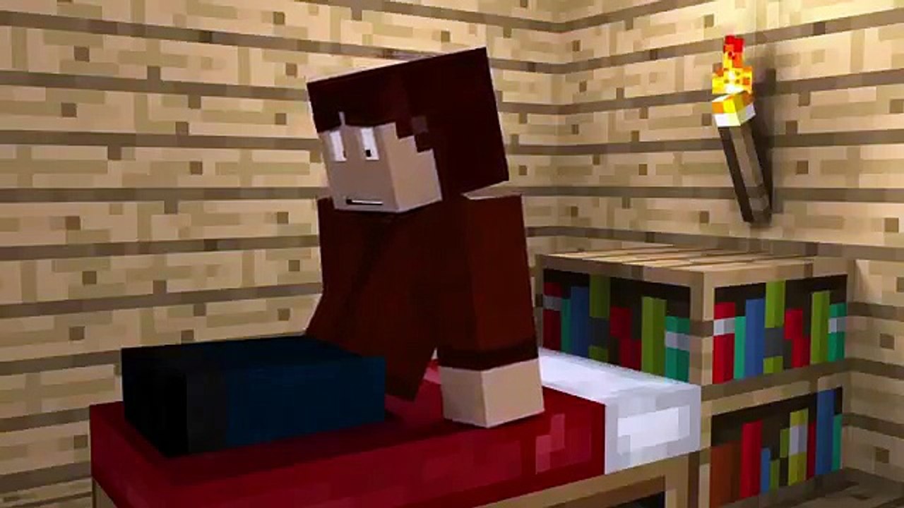 Minecraft song parody - don't mine at night