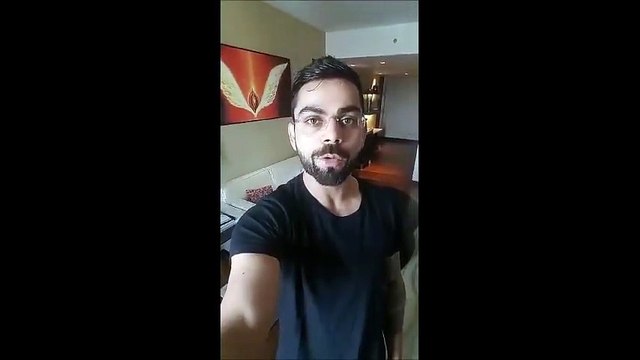 Virat Kohli sends out a message for Wasim Akram Live on the launch of ‘Wasim Akram 414’ by J. Fragrances.