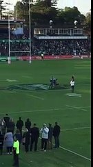 05/06/16 - Samantha Jade - national anthem - Rabbitohs VS Titans - NIB Stadium - Perth