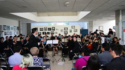 Presentación de la Banda  Sinfónica de Jalisco en la Preparatoria 15