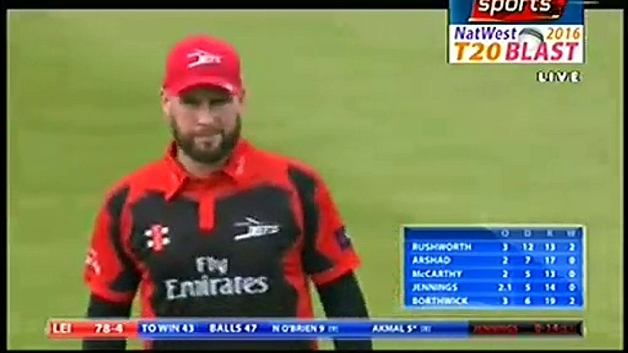 Umar Akmal boundaries for Leicestersh 2016