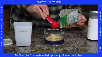 Lose Weight with Flax Seed Breakfast, High in Omega 3