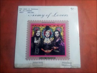 ARMY OF LOVERS.(CRUCIFIED.(JUDAS MIX DUBSTRUMENTAL.)(12'' MINI LP.)(1992.)