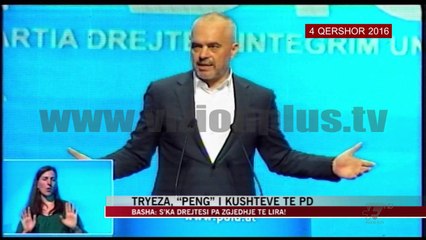 Tryeza, “peng” i kushteve të PD - News, Lajme - Vizion Plus