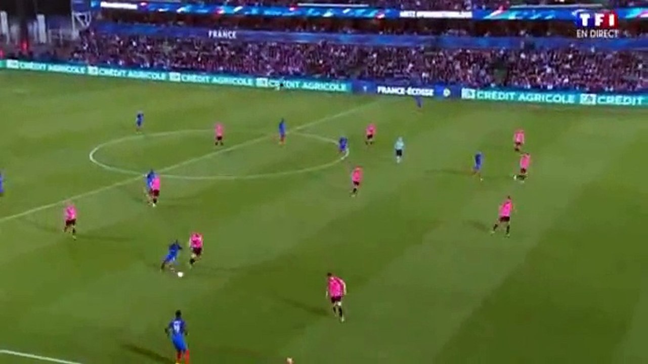 Olivier Giroud Goal HD - France 1-0 Scotland - 04-06-2016