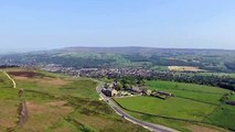 DJI Phantom 3 flying over Rombald's Moor in Ilkley