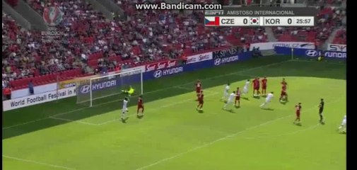 0-1 Bit Garan Yoon Goal  - Czech Rep 0-1 South Korea -05-06-2016