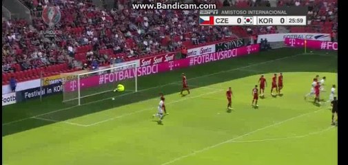 Half Time  Goals  - Czech Rep 0-2 South Korea -05-06-2016