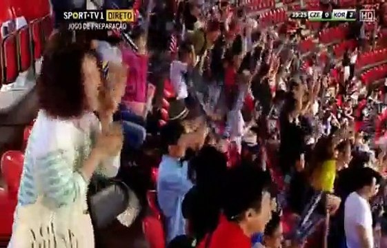 Hyun-Jun Suk Goal HD - Czech Republic 0-2 South Korea - 05-06-2016
