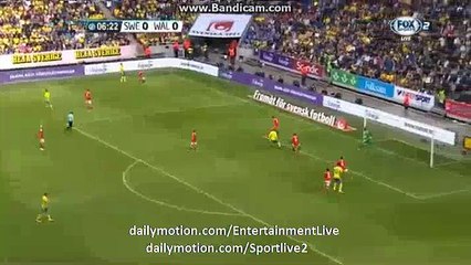 Zlatan Ibrahimovic Fantastic CURVE SHOOT CHANCE Sweden 0-0 Wales