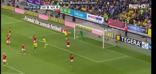 Emil Forsberg  Goal- Sweden 1-0 Wales -05-06-2016