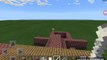 Building half a garden  (Minecraft pe)