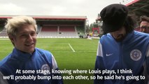 Soccer Aid 2016 - Niall Horan v Louis Tomlinson in 1D face-off