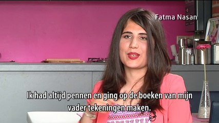 Tekeningen van vluchtelingen vertellen verhalen in Hornhuizen - RTV Noord