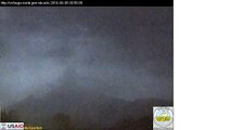 2016-06-05 night time-lapse video of Fuego volcano, Guatemala