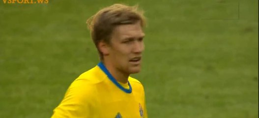 Emil Forserg Amazing GOAAAL - Sweden 1-0 Wales 05-06-2016