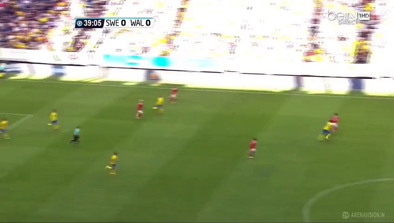 Emil Forsberg  Goal HD - Sweden 1-0 Wales 05.06.2016