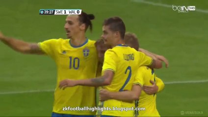 All  Goals - Sweden 3-0 Wales - 05-06-2016