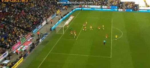 Mikael Lustig Amazing GOAAAL - Sweden 2-0 Wales 05-06-2016