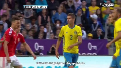 Miikael Lustig Goal HD - Sweden 2-0 Wales 05.06.2016 HD